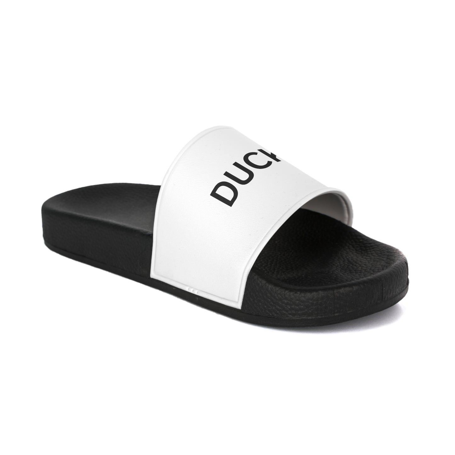 Slide Sandals — Bold 'DUCK!' Logo Pool & Beach Slides for Women