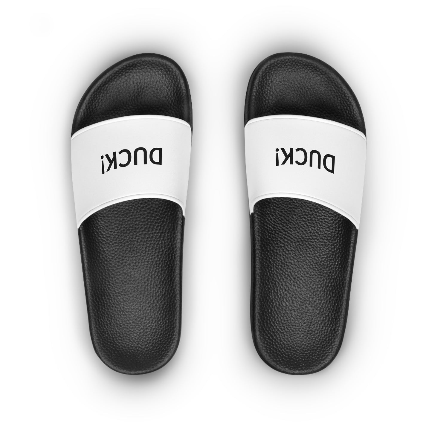 Slide Sandals — Bold 'DUCK!' Logo Pool & Beach Slides for Women