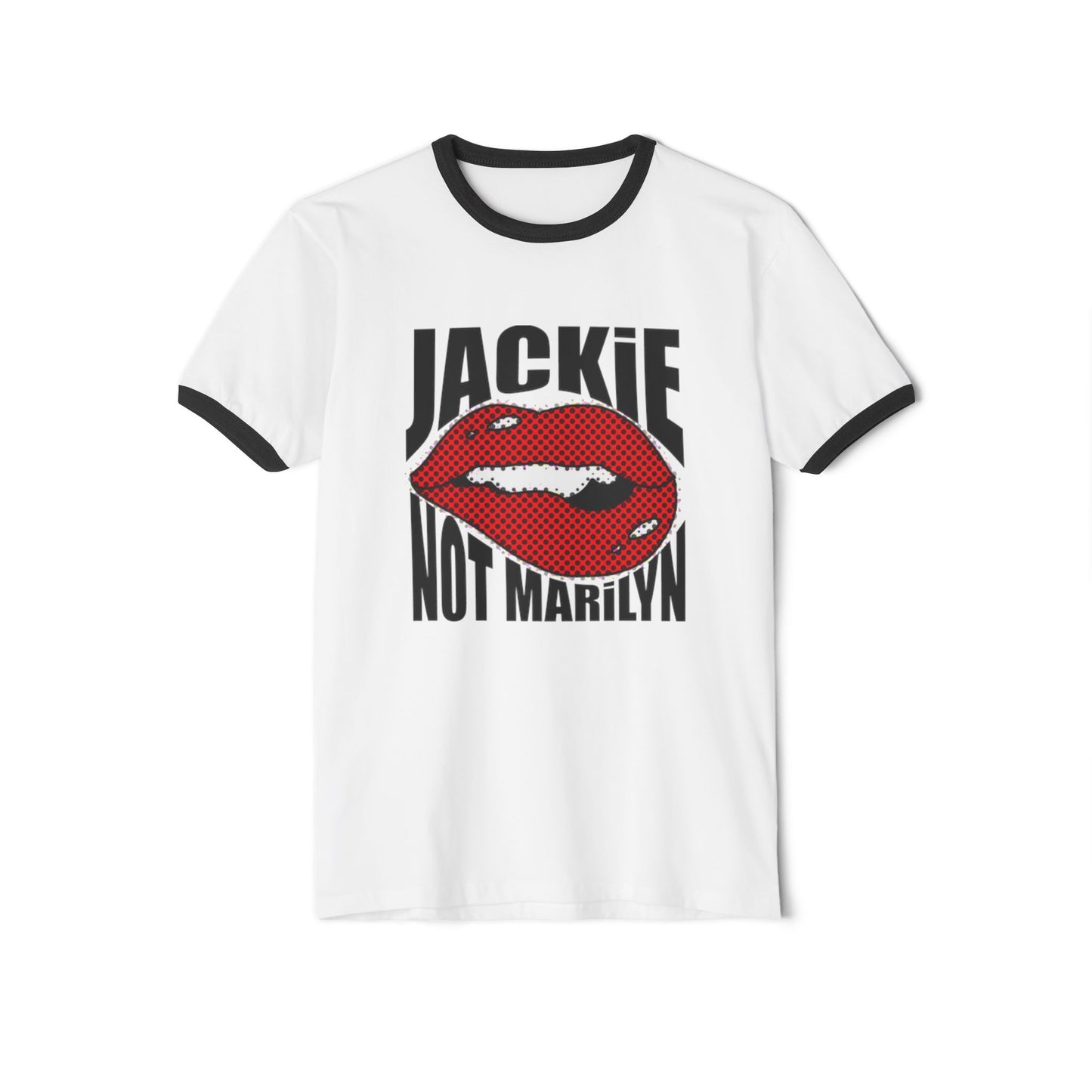 Jackie Not Marilyn Graphic Ringer Tee