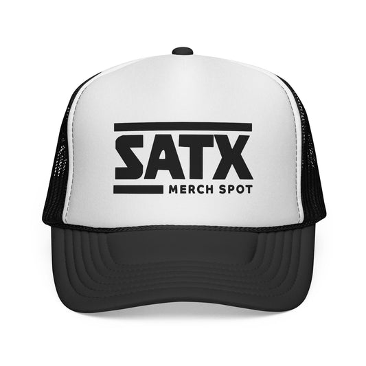 SATX Trucker Cap – Retro Logo Mesh Hat for San Antonio Fans